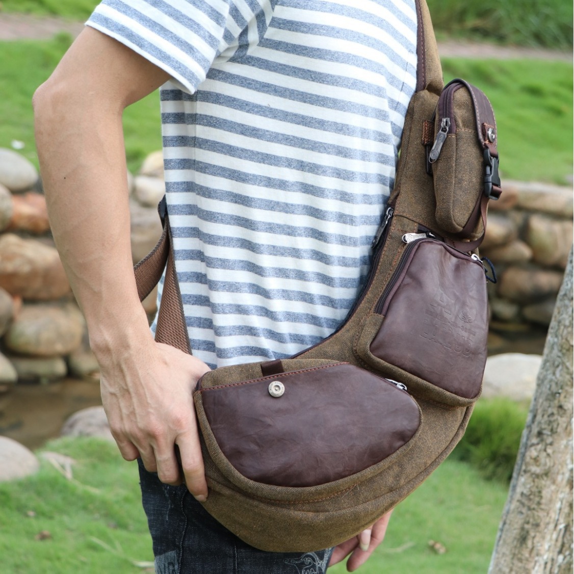 Men Cross Body Backpack Sling  – Sling Backpack Shoulder Bewertung und Preis