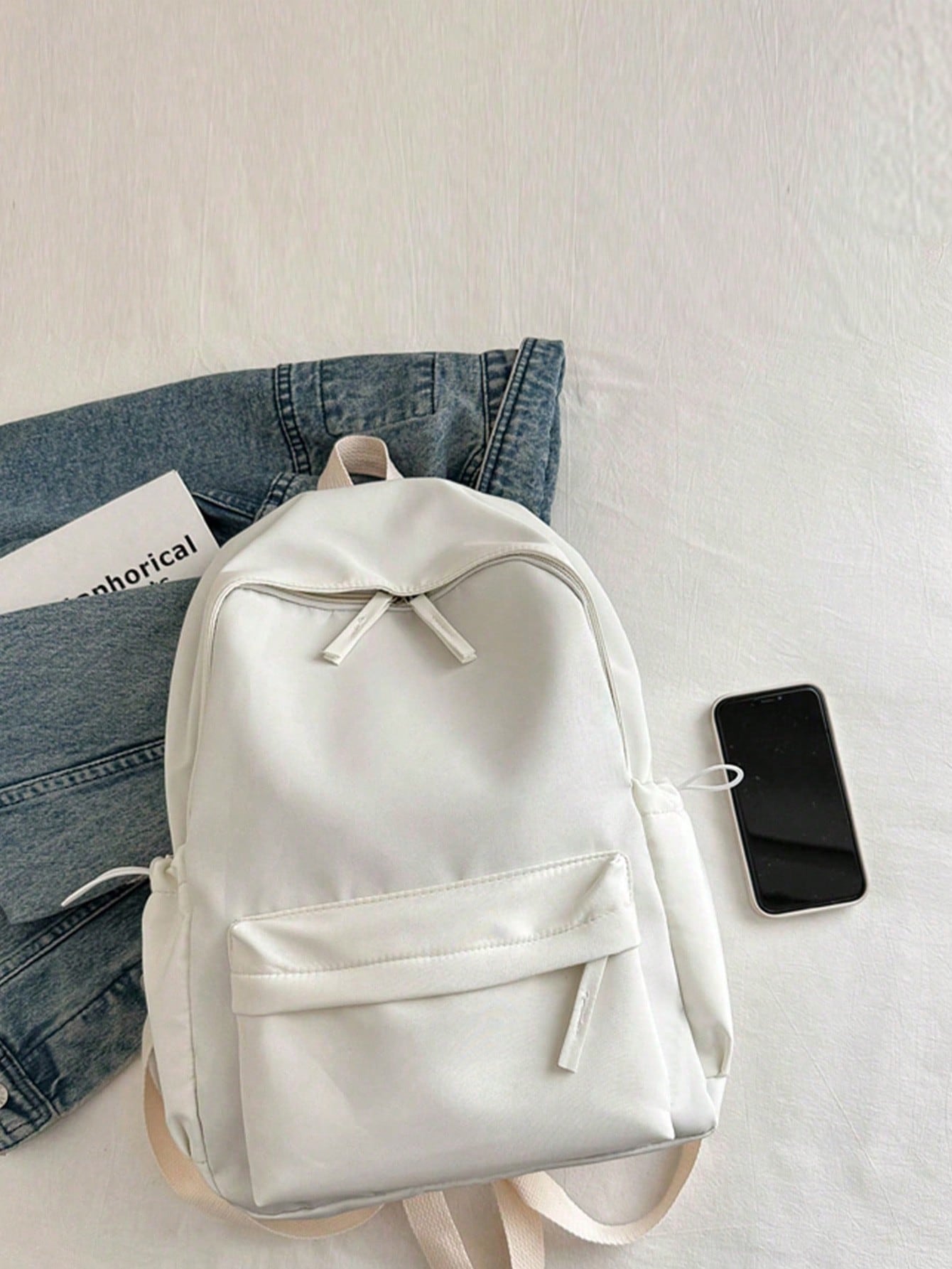 Fashion Casual Solid Color Stu – Fashion Backpack Women Bewertung und Preis