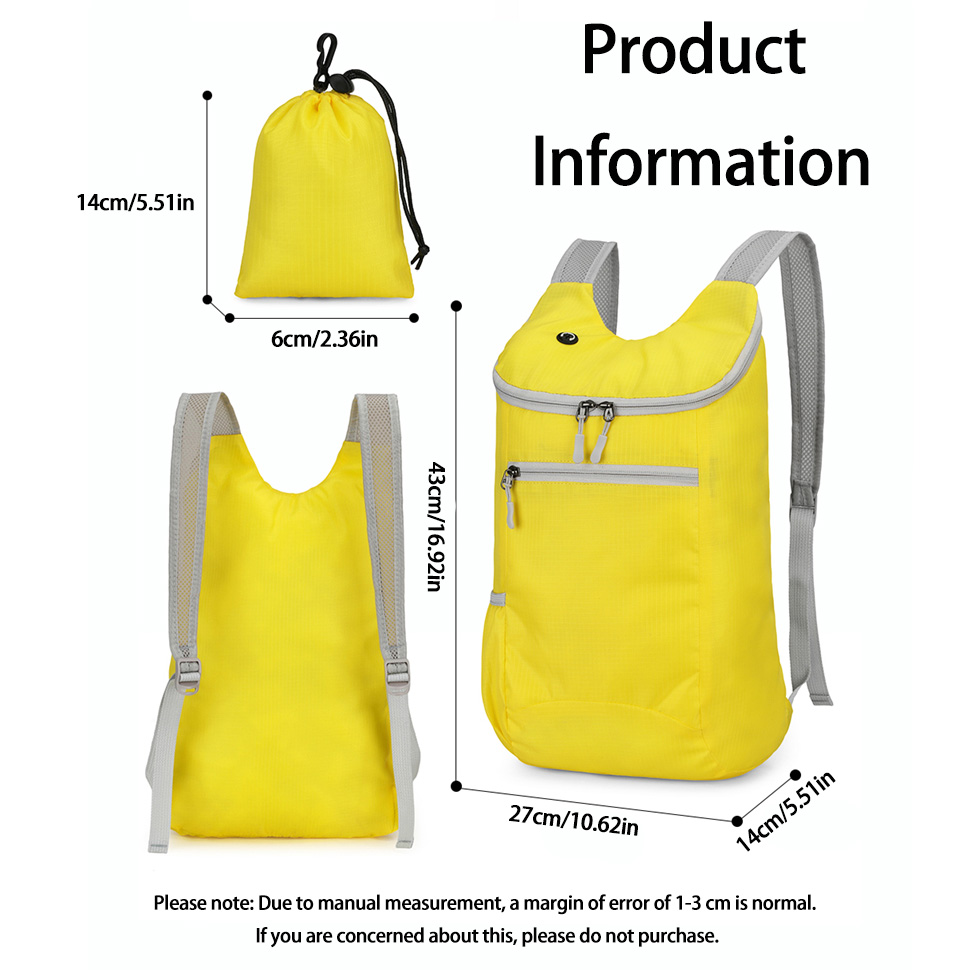 Lightweight Nylon Outdoor Spor – Foldable Backpack Small Bewertung und Preis