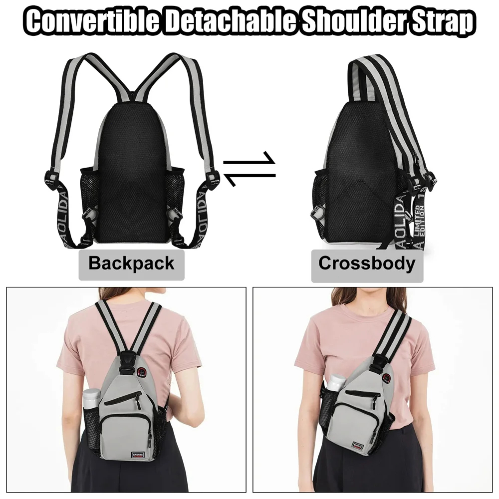 Multi-pocket Casual Chest Bag  – Sling Backpack Shoulder Bewertung und Preis