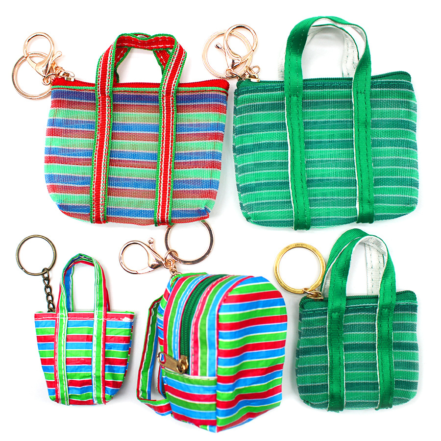 1Pc Key chain Fishing Net Bag  – Mini Backpack Purse Bewertung und Preis