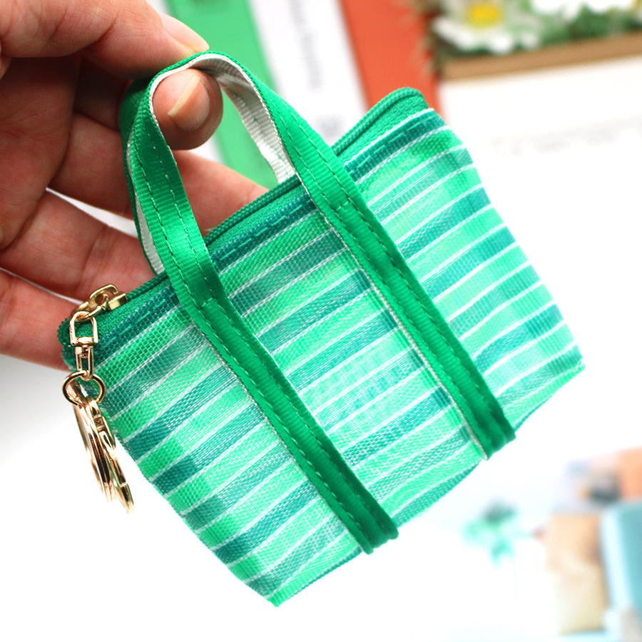 1Pc Key chain Fishing Net Bag  – Mini Backpack Purse Bewertung und Preis