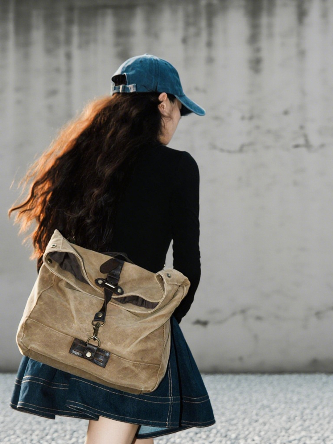 American Retro Canvas Slant Ba – Canvas Backpack Casual Bewertung und Preis