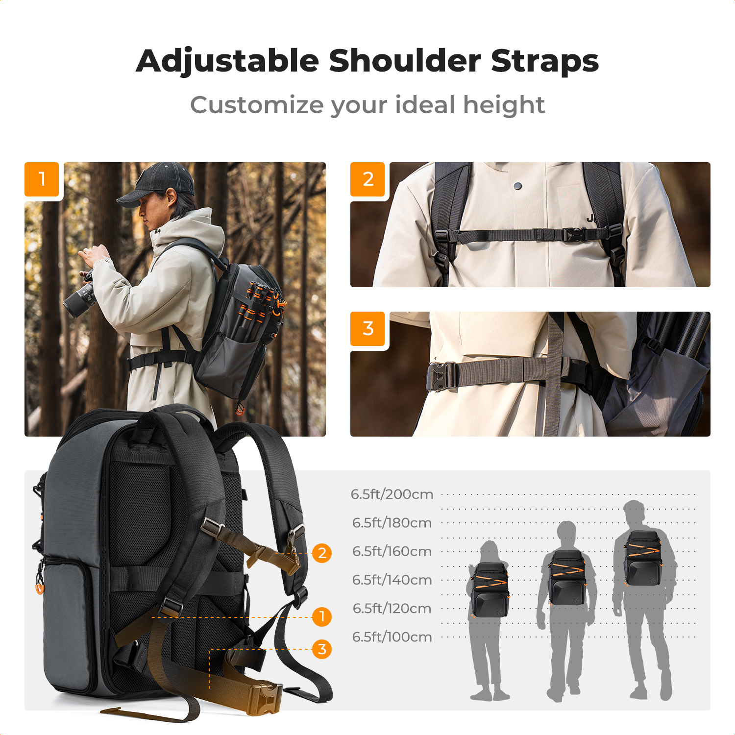 K&F CONCEPT 25L Outdoor Camera – Rain Cover Backpack Bewertung und Preis