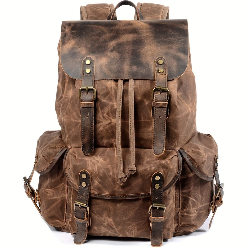 Vintage Men'S Leather Backpack – Leather Backpack Vintage Bewertung und Preis
