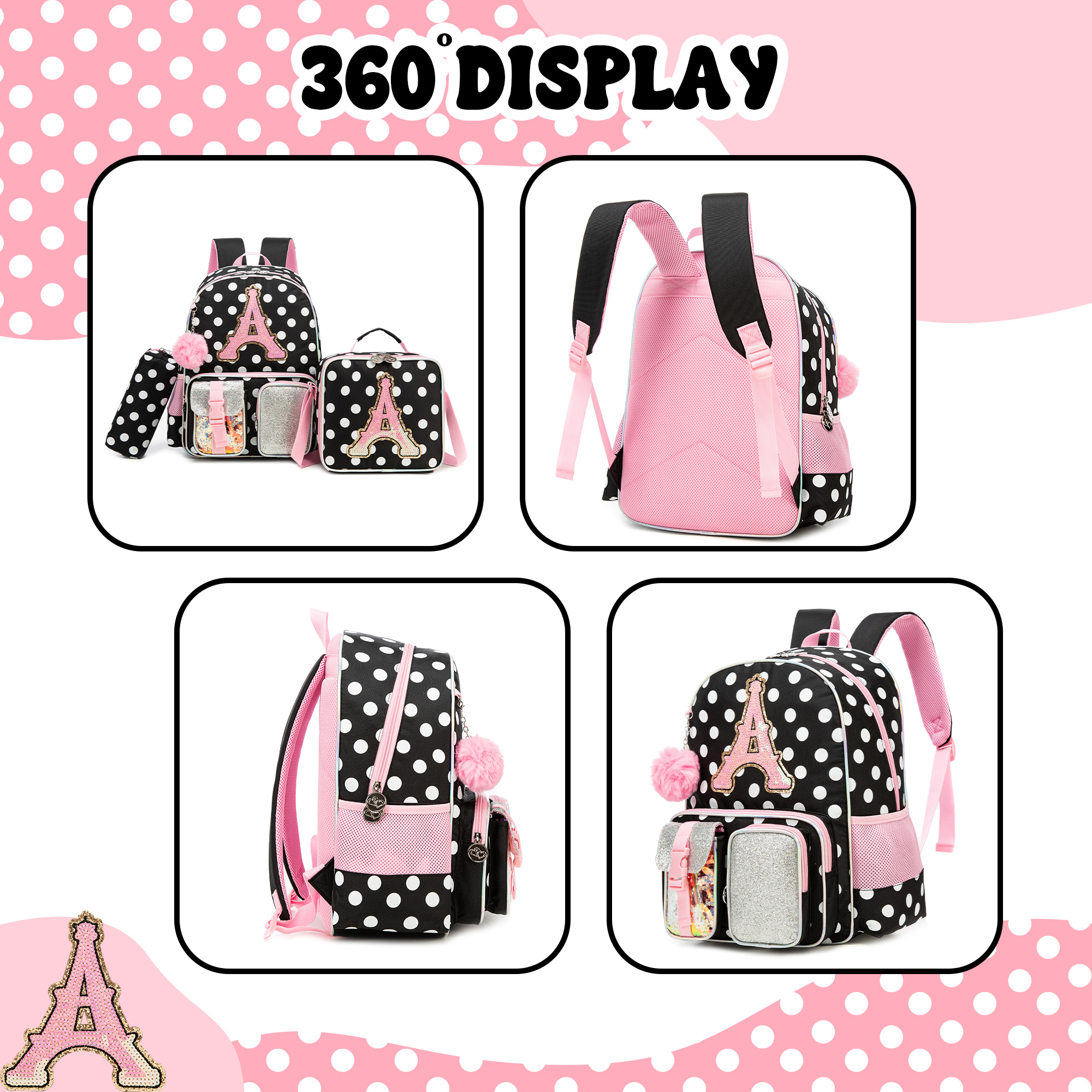Backpack for Girls Letter Back – School Backpack Teen Bewertung und Preis