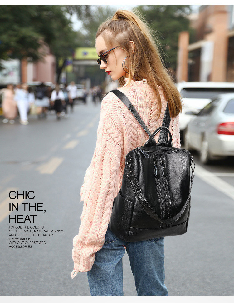 Women Soft Leather Backpack Sc – Canvas Backpack Casual Bewertung und Preis