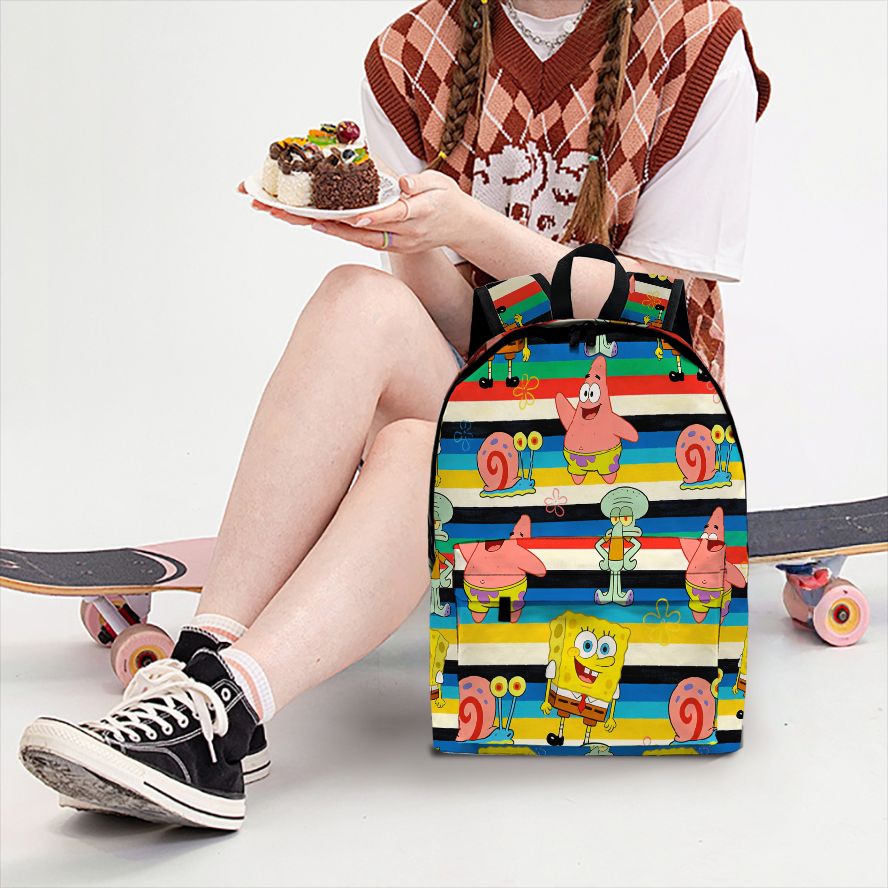 SpongeBob SquarePants Striped  – School Backpack Teen Bewertung und Preis