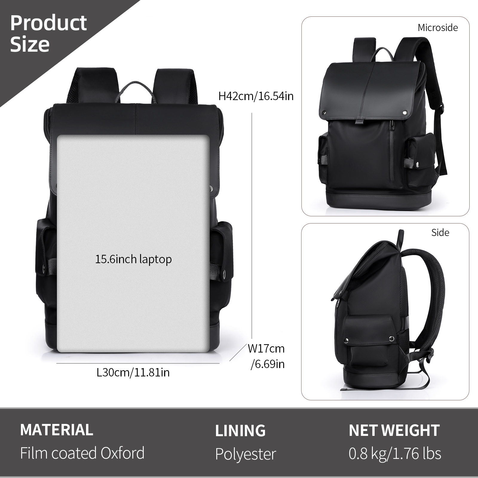 15.6in Laptop Backpack Oxford  – Hiking Backpack Waterproof Bewertung und Preis