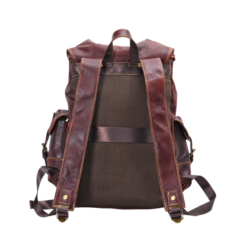 European and American vintage  – Leather Backpack Vintage Bewertung und Preis