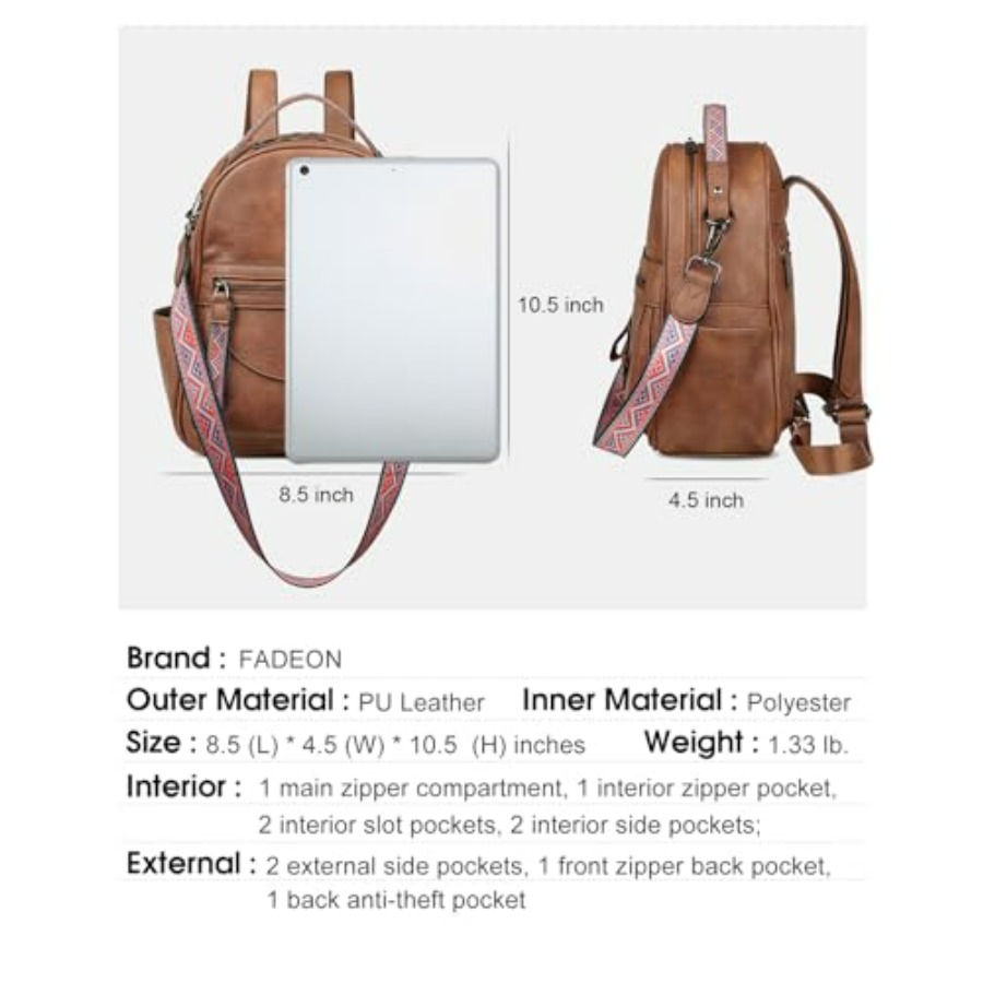 Mini Backpack Purse for Women, – Mini Backpack Purse Bewertung und Preis