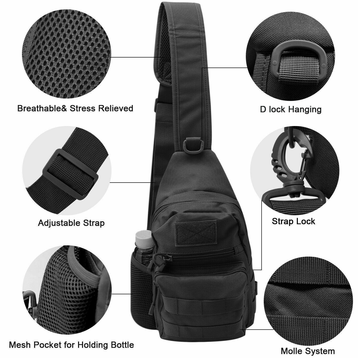 Tactical Sling Crossbody Backp – Sling Backpack Shoulder Bewertung und Preis